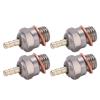 POENVFPO 4Pcs RC Car Glow Plug, T1 Hot Spark Nitro Engine Parts with Steel Brass, for 1/8 1/10 Remote Control Car Model Ship Model 16 28 view 4