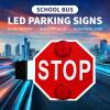 New Electric Led Stop Sign for School Bus, 18 Aluminum Flashing School Bus Parking Signal Arm, High Visibility, Dc 12v/24v, 1/2/4 Pcs, Side-Mounted 2Pcs-24V view 2
