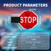 New Electric Led Stop Sign for School Bus, 18 Aluminum Flashing School Bus Parking Signal Arm, High Visibility, Dc 12v/24v, 1/2/4 Pcs, Side-Mounted 2Pcs-24V view 3