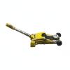 KiBcsLic 1/64 Scale Floor Jack Realistic Detail Diorama Repair Shop Jack Hand Painted for Garage Scene, Yellow view 1