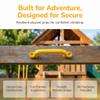 2 Pieces Climbing Frame Handles Smooth Edges Kids Climbing Handle Easy to Install Playset Grab Handle for Young Children, Outdoor, Yellow view 2