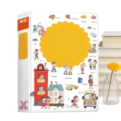 English Words Talking Book Toy | Interactive Speech Activities - Talking Books for Kids | for 2-6 Years Old Children Boys Girls Preschoolers Kindergarten