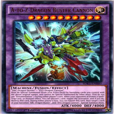 A to Z Dragon Buster Cannon - Structure Deck: Seto Kaiba - SDKS-EN040-1st