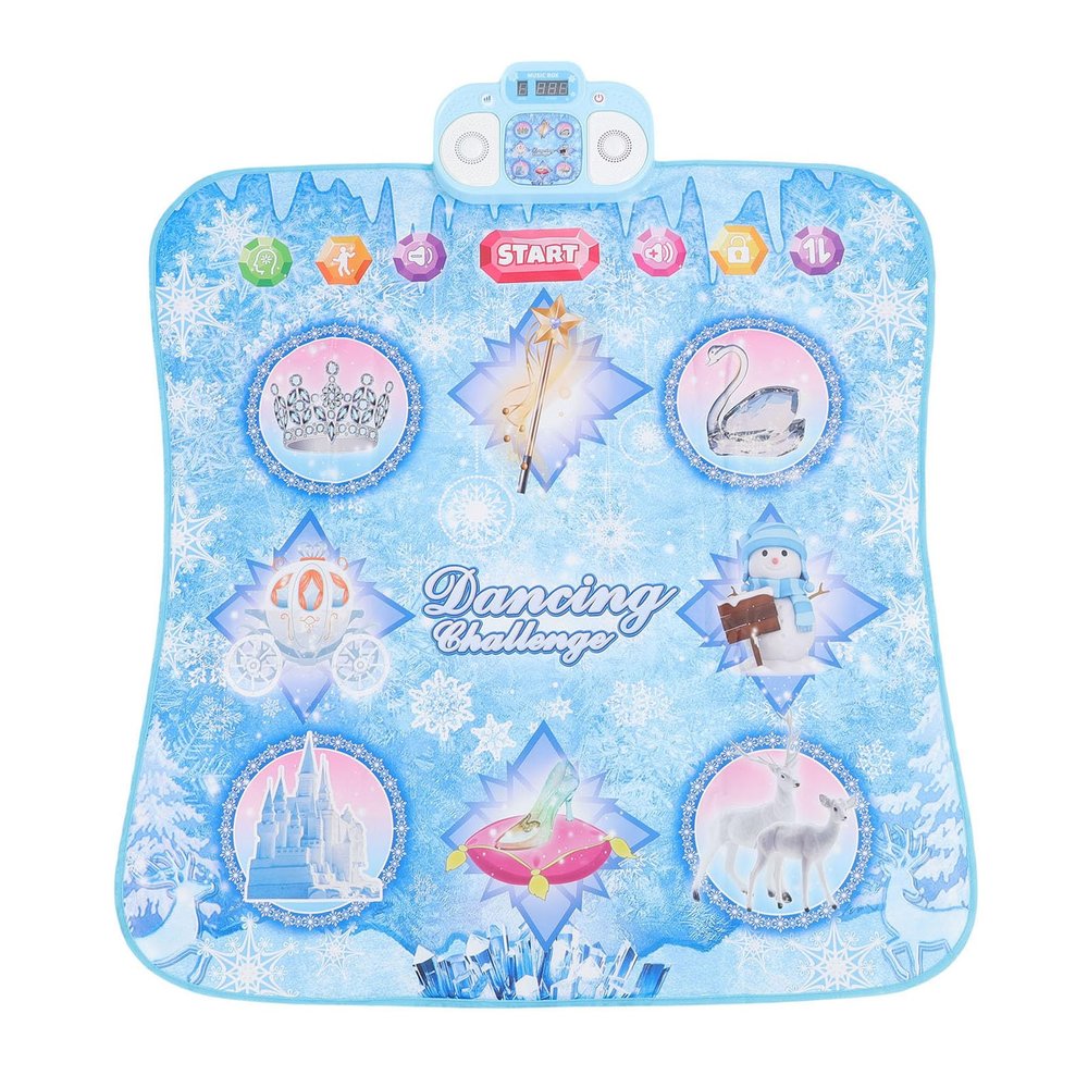 Naroote Electronic Kids Dance Mat Single Player Music Game with Multiple Modes and Early Education Features for Family Entertainment