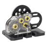 Rc Car Gearbox Compatible with Trx4 1/10 RC Car Part Accessories Gear Box RC Upgrade Part Aluminum Alloy Silent Performance Rc Gear Box view 1