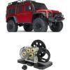 Rc Car Gearbox Compatible with Trx4 1/10 RC Car Part Accessories Gear Box RC Upgrade Part Aluminum Alloy Silent Performance Rc Gear Box view 3