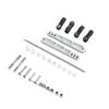 RC Modifications Spare for Rock for Racing Rig for Axial RR10 Bomber 90053 90048 AX31331 1/10 Metal Rear Sway Bar Set Panhard-Bar Linkage Kit RC Parts(Silver) view 2