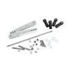 RC Modifications Spare for Rock for Racing Rig for Axial RR10 Bomber 90053 90048 AX31331 1/10 Metal Rear Sway Bar Set Panhard-Bar Linkage Kit RC Parts(Silver) view 4