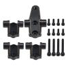 RC Modifications Spare for TRX4 for Bronco for Defender 8227 1/10 CNC Black Brass Suspension Link Mounts Front Rear Axle Mounting Set RC Crawler Upgrade Accessories view 2