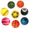 HUBANGBIAO 8 Piece(Multicolor) Super Bouncy Balls for Kids, 32mm High Bouncing Rubber Balls Large Party Favor Pack for Kids, Classroom Prizes, Carnival Games, Goodie Bag Fillers Birthdays Gift view 1