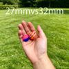 HUBANGBIAO 8 Piece(Multicolor) Super Bouncy Balls for Kids, 32mm High Bouncing Rubber Balls Large Party Favor Pack for Kids, Classroom Prizes, Carnival Games, Goodie Bag Fillers Birthdays Gift view 3