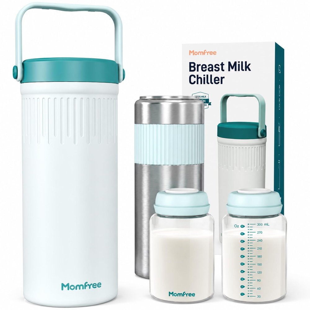 Momfree 22oz Portable Breast Milk Cooler for Travel & Storage