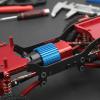 1/12 Scale Metal Chassis Adjustable Rods Metal RC Car Frame Steel Gear Axles RC Crawler Upgrade Frame for Modders view 3