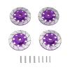 RC Car Replacement for MN for MN128 MN86S G500 1/12 for WLtoys 144001 144002 144010 1/14 124016 124018 1/12 12mm Wheel Hex Hub Adapter Brake Disc RC Car Parts(Purple) view 1