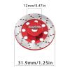 RC Car Replacement for MN for MN128 MN86S G500 1/12 for WLtoys 144001 144002 144010 1/14 124016 124018 1/12 12mm Wheel Hex Hub Adapter Brake Disc RC Car Parts(Purple) view 4
