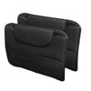2 Pack Leather Kick Mats Back Seat Protectors for Mitsubishi Pajero 2006-2021, Waterproof Seat Back Cover Easy Clean Auto Interior Protection Accessories,Black view 1