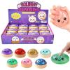 12PCS Glitter Dumpling Squishy, Mini Real Bun Dumplings Stress Relief Set Pack Box, Crazy Fun Balls Toys Fidget Cute Sensory for Anxiety Relief Toy Hand Relax, Birthday Gifts (Smiling) view 1