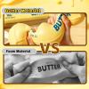 10in Giant Butter Squishy, Jumbo Big Butters 14oz Squeeze Stress Balls, Large Butter Stick Stress Relief Slow Rising Fun for Anxiety Relief Party Favors view 2