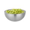 5 Pack 304 Stainless Steel Insulated Salad Bowl Set with Water Injection Holes 33.8 Oz 6.69 Inch Double Wall for Rice Dip Oatmeal Sauce Baby Food Ice Cream Popcorn for Party Camping Picnic Restaurant view 2