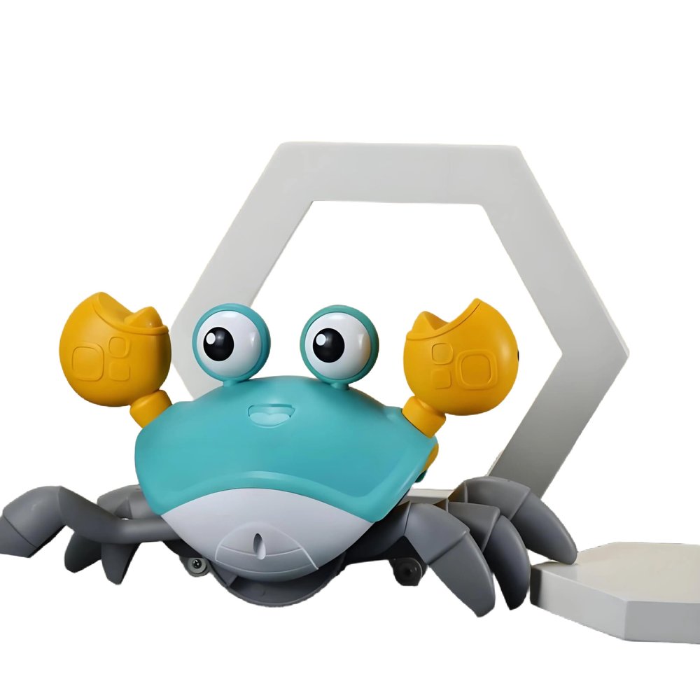 CrabbyDash Smart Escape Toy The Musical, Moving Pet Kids Cant Catch Induction Green/Other