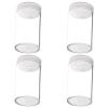 Kronabelle 4 Pcs Coin Storage Tubes, with Foam Insert, 2.6 x 1.5 in Transparent Holder for Coins, Challenge Coins and Medals, 6.5 x 3.7 cm Display view 1