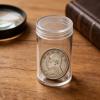Kronabelle 4 Pcs Coin Storage Tubes, with Foam Insert, 2.6 x 1.5 in Transparent Holder for Coins, Challenge Coins and Medals, 6.5 x 3.7 cm Display view 3