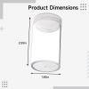 Kronabelle 4 Pcs Coin Storage Tubes, with Foam Insert, 2.6 x 1.5 in Transparent Holder for Coins, Challenge Coins and Medals, 6.5 x 3.7 cm Display view 4