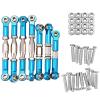 AQWBTYD Compatible with Wltoys 144001 1/14 RC Car Spare Parts Metal Linkage Servo Pull Rod Steering Tie Rod Set RC Assortment view 1