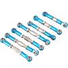 AQWBTYD Compatible with Wltoys 144001 1/14 RC Car Spare Parts Metal Linkage Servo Pull Rod Steering Tie Rod Set RC Assortment view 2