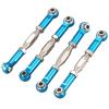 AQWBTYD Compatible with Wltoys 144001 1/14 RC Car Spare Parts Metal Linkage Servo Pull Rod Steering Tie Rod Set RC Assortment view 3
