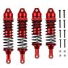 Compatible with Traxxas for Slash 4X4 for VXL for Hoss 1/10 RC Car Upgrade Parts Accessories Metal Front and Rear Shock Absorber RC Assortment(Red) view 1