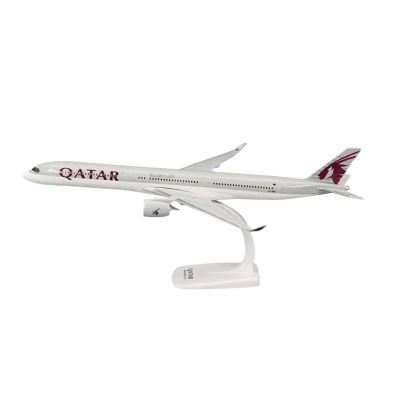 ALHROEUO Miniature Scale 1 200 for Qatar Airways A350-1000 Plastic Assembly Aircraft Model Collection Display Toy Flying Toy Game Kits