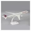 ALHROEUO Miniature Scale 1 200 for Qatar Airways A350-1000 Plastic Assembly Aircraft Model Collection Display Toy Flying Toy Game Kits view 3