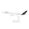ALHROEUO Miniature Scale 1 200 for Lufthansa A350-900 Painted Airplane Aviation Model Toys Plastic ABS Assembled Aircraft Flying Toy Game Kits view 1