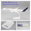 ALHROEUO Miniature Scale 1 200 for Lufthansa A350-900 Painted Airplane Aviation Model Toys Plastic ABS Assembled Aircraft Flying Toy Game Kits view 2