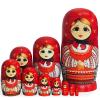 Tngan Russian Nesting Dolls, Hand Painted Wooden Set, 10 Pcs view 1