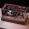 Toyvanta 1/64 Scale Auto Repair Garage Diorama with LED, Miniature Workshop Building Scene, Diecast Car Display Base, Includes 2 Mechanic Figures & 50 Accessories view 3