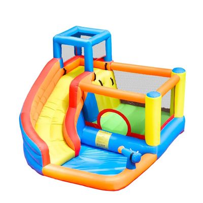 AirMyFun Inflatable Bounce House for Kids, Kids Bouncy Castle Slide Combo, Outdoor Indoor Inflatable Jumping Bouncer Playhouse with Blower-62030