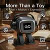 AI chatbot Robot Companion and smart Interactive Toy Featuring Voice Chat, Facial Expressions, Dancing and Music, Complete with a complimentary OutfitMaking it the Ideal Gift (White) view 2