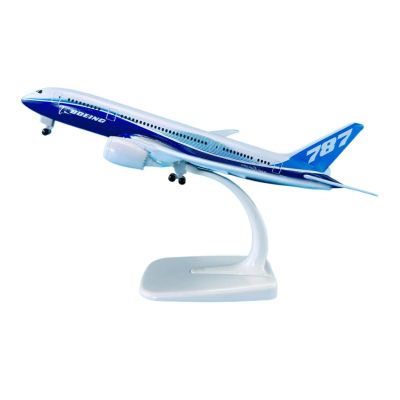 ALHROEUO Miniature Scale 1:300 for B787 Alloy Die-cast Airplane Model Desktop Decorations Collector's Edition Flying Toy Game Kits