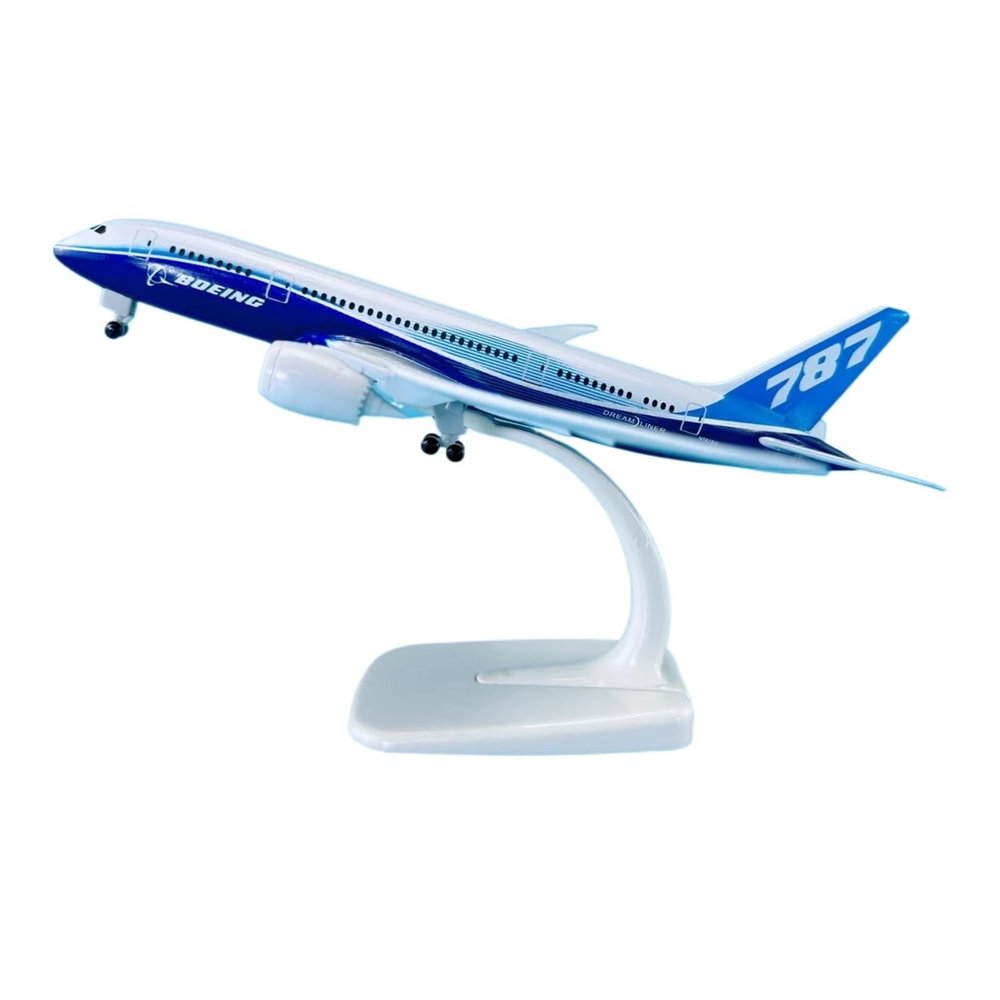 ALHROEUO Miniature Scale 1:300 for B787 Alloy Die-cast Airplane Model Desktop Decorations Collector's Edition Flying Toy Game Kits