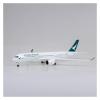 ALHROEUO Miniature Scale 1:142 for Cathay Pacific Airbus A350 Airliner Model Ornaments Finished Airshow Souvenirs Flying Toy Game Kits(No Light) view 2