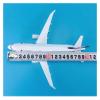 ALHROEUO Miniature Scale 1:300 for A320neo Alloy Die-cast Airplane Model Desktop Decorations for Collections Flying Toy Game Kits view 4