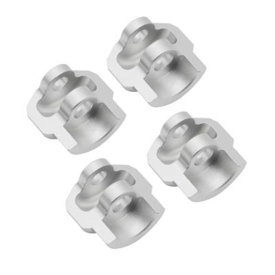 RC Car Upgrade Parts for ARRMA 1/7 1/8 rc Car Upgrade Parts Accessories Shock Cap Protector Absorber Protection Cover(Silver)