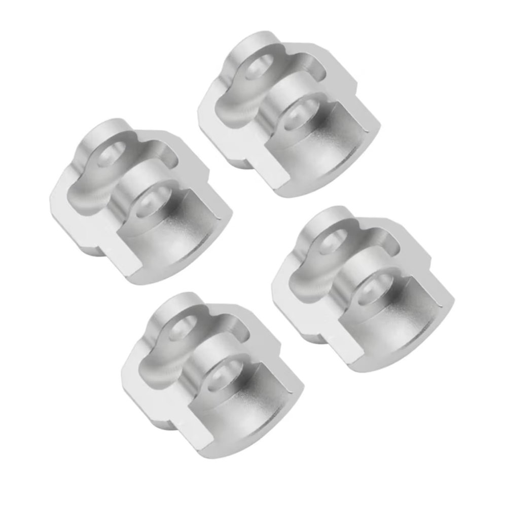 RC Car Upgrade Parts for ARRMA 1/7 1/8 rc Car Upgrade Parts Accessories Shock Cap Protector Absorber Protection Cover(Silver)