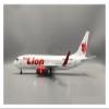 ALHROEUO Miniature Scale 1 85 for Thailand Lion Air 737 Passenger Aircraft Model Simulation Aviation Airplane Metal Ornaments Flying Toy Game Kits(with Light) view 2