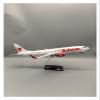 ALHROEUO Miniature Scale 1 85 for Thailand Lion Air 737 Passenger Aircraft Model Simulation Aviation Airplane Metal Ornaments Flying Toy Game Kits(with Light) view 3