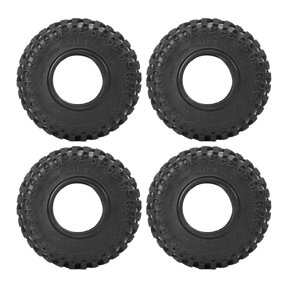 KANASI RC Crawler Replacement Tires, 2.2 inch Rubber tire Skins with Sponge Lining for G8 Model Off Road Driving Enthusiasts