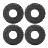 KANASI RC Crawler Replacement Tires, 2.2 inch Rubber tire Skins with Sponge Lining for G8 Model Off Road Driving Enthusiasts view 1