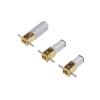 1pc Micro 050/ N30/ N20 Worm Gear Motor DC 3V-12V 4RPM-381RPM Slow Speed Metal Gearbox T-Shaped Dual Shaft Engine(050 Motor,(E) 34RPM-136RPM) view 1